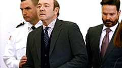 Kevin Spacey egyik tárgyalásán, 2019-ben