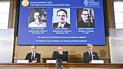 Le prix Nobel d'économie a été décerné à Daron Acemoglu, Simon Johnson et James A Robinson.