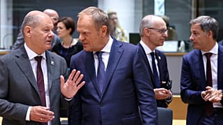 Der deutsche Bundeskanzler Olaf Scholz und der polnische Premierminister Donald Tusk.