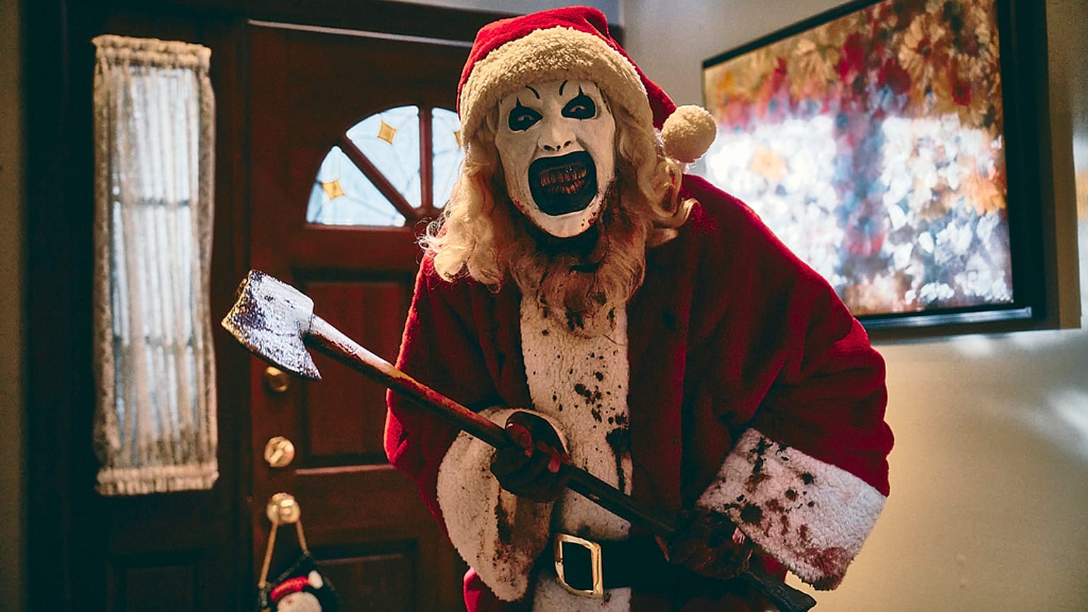 "Terrifier 3" filminden bir görüntü.