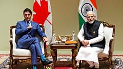 Prime Minister Justin Trudeau with Indian Prime Minister Narendra Modi