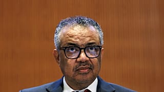 DSÖ Direktörü Tedros Adhanom Ghebreyesus, Mayıs 2024'te Cenevre'de yapılan 77. Dünya Sağlık Asamblesi'nde