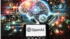 FILE - The OpenAI logo is displayed on a cell phone with an image on a computer screen generated by ChatGPT's Dall-E text-to-image model, Dec. 8, 2023, in Boston.
