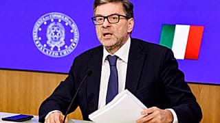 Il ministro dell'Economia e delle Finanze Giancarlo Giorgetti