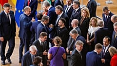 Foto de família con los líderes.