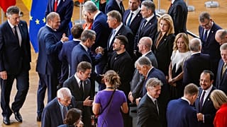 Foto de família con los líderes.