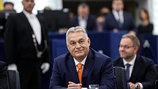 Viktor Orban à Strasbourg, le 9 octobre 2024