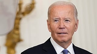 US-Präsident Joe Biden spricht während einer Veranstaltung im East Room des Weißen Hauses in Washington, Montag, 23. September 2024