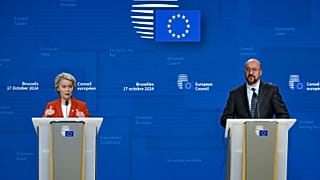 La presidente della Commissione europea Ursula von der Leyen e il presidente del Consiglio europeo Charles Michel