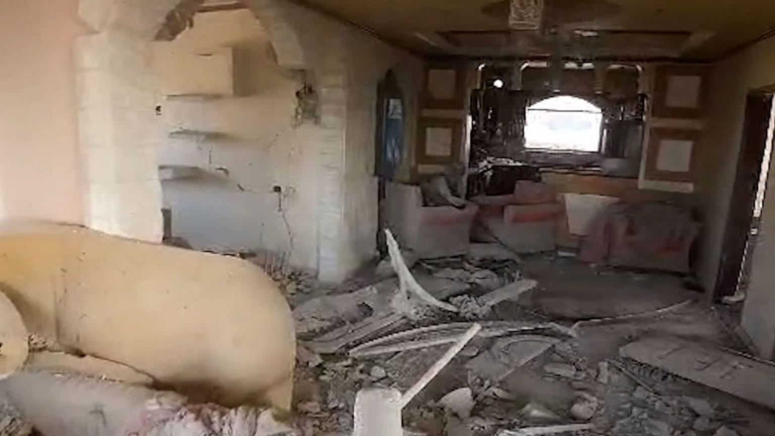 Képkocka a Szinvár utolsó pillanatairól közzétett IDF-videóból