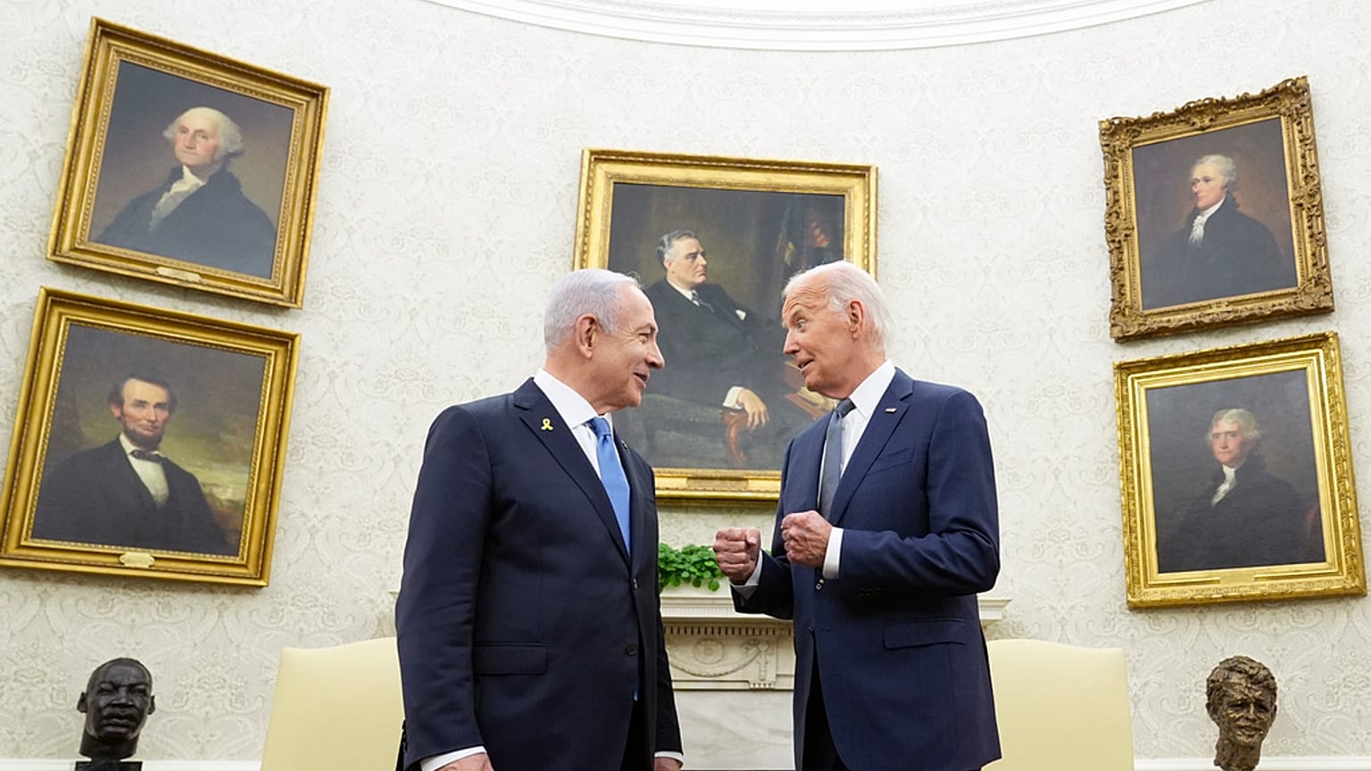 Netanhyau conversa em Biden.