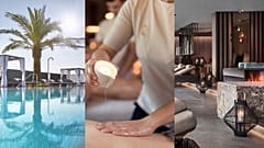 The skypool, massages and relexation room at Quellenhof Luxury Resort Lazise 