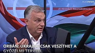 Ukrajna csak veszíthet a Győzelmi tervvel, fogalmazott Orbán Viktor