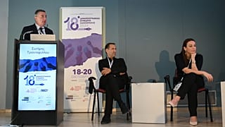 Σωτήρης Τριανταφύλλου - πρόεδρος ΠΟΕΣΥ - Δημοσιογραφικό Συνέδριο Σαμοθράκης