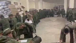 Captura de pantalla de un vídeo que supuestamente muestra a soldados norcoreanos en Rusia, 19 de octubre de 2024.