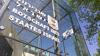 Israelische Botschaft in Berlin 9. Mai 2001