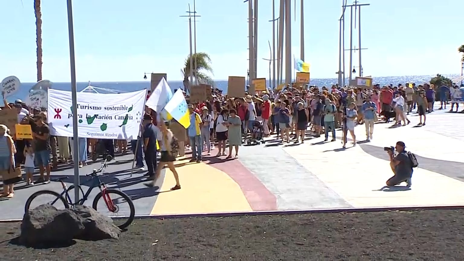 Protesta anti-turismo alle Isole Canarie, 20 ottobre 2024