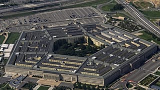 Az amerikai védelmi minisztérium (Pentagon) épülete Washingtonban