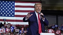 Donald Trump a pennsylvaniai Lancasterben kampányol