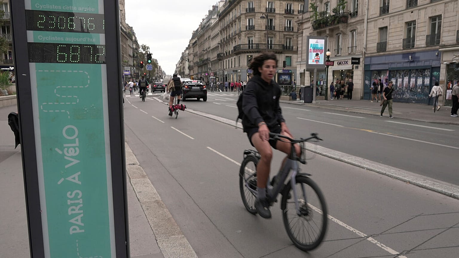 Imagen de archivo de un ciclista.