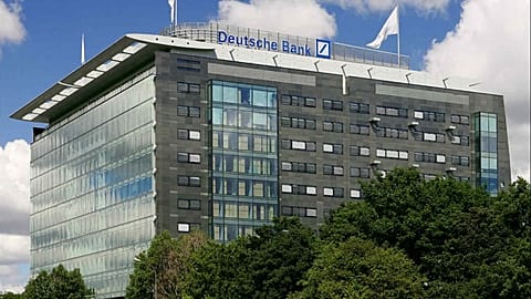 The Deutsche Bank office in Warsaw, Poland. 