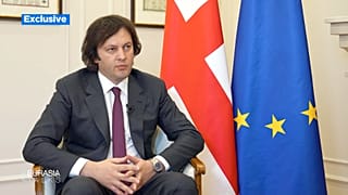 El primer ministro georgiano Irakli Kobakhidze en Tbilisi