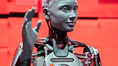 ARCHIVO: Un robot en el MWC en Barcelona.