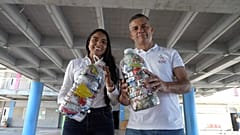   Watch: The Colombian couple tackling homelessness using plastic pollution