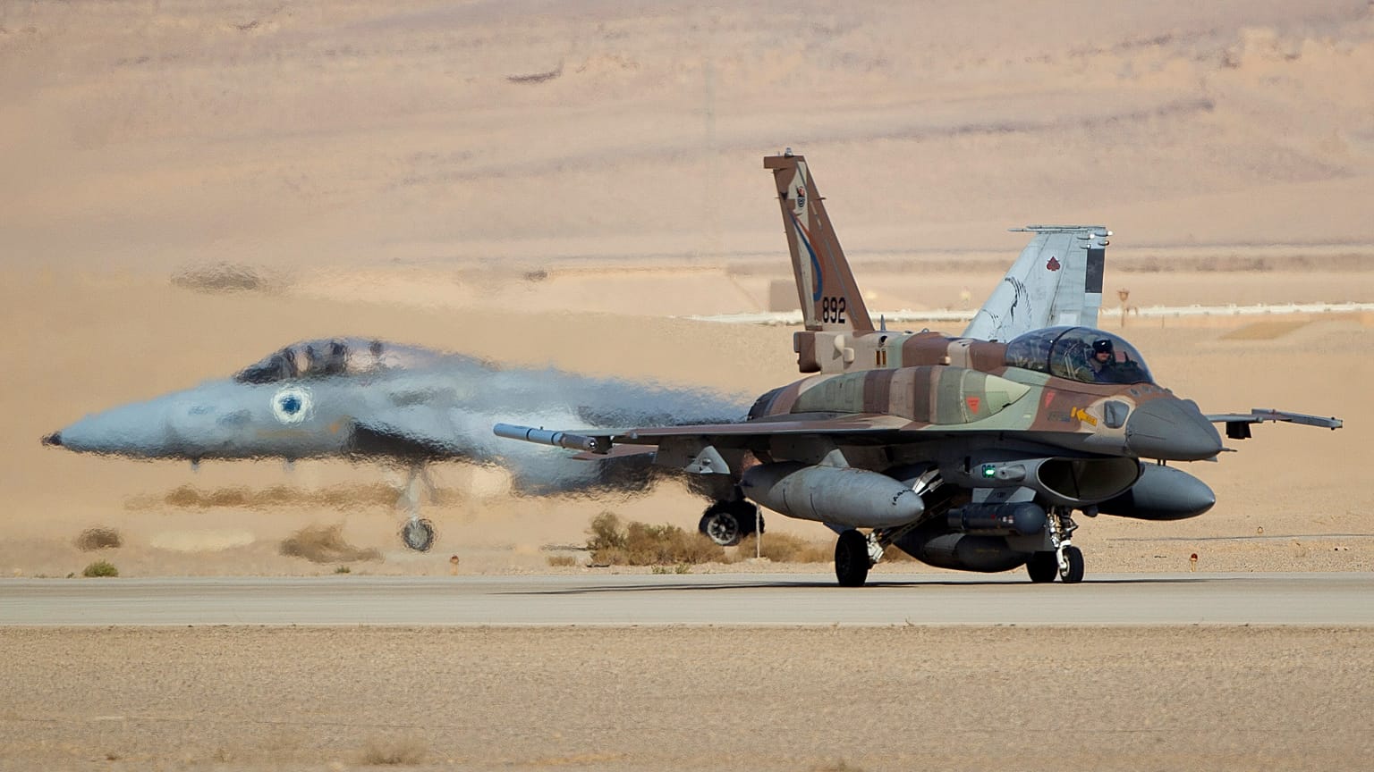 Aviones caza israelíes (Archivo - 2013)