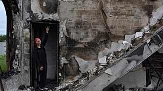 Разрушения на востоке Украины.