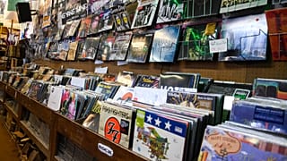 Vinyl records line the shelves of Endless Horizons, a record store, ahead of Record Store Day Thursday, April 21, 2022 in Odessa, Texas.
