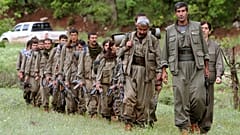 PKK militanları Kuzey Irak'ta görüntüleniyor (Arşiv)