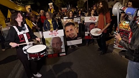 Des centaines de personnes manifestent à Jérusalem pour demander la libération des otages israéliens à Gaza