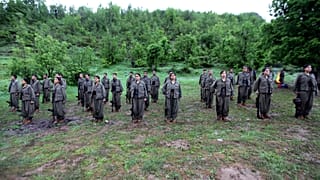 PKK militanları Kuzey Irak'ta görüntüleniyor (Arşiv)