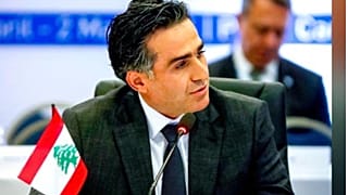 وزير الأشغال اللبناني علي حامية 