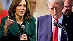 Die demokratische Kandidatin Kamala Harris und der republikanische Kandidat Donald Trump.