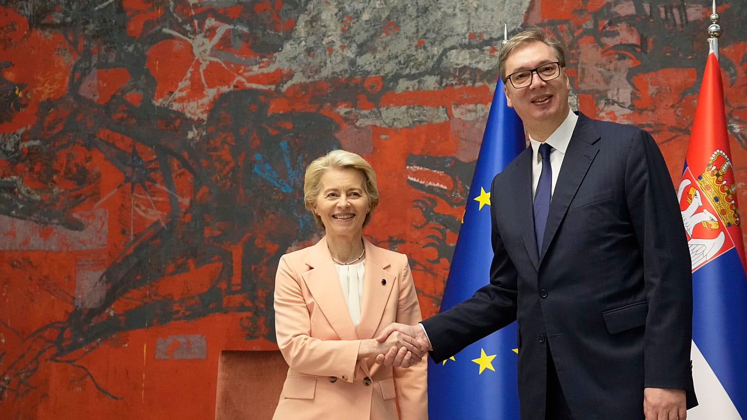 Von der Leyen se reúne con Vucic este viernes en Belgrado (Serbia).