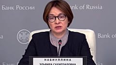 Rusya Merkez Bankası Başkanı Elvira Nabiullina bir basın brifingi düzenledi