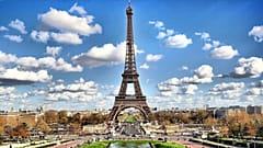Der Eiffelturm in Paris, Frankreich