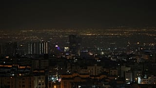 Εικόνα από την Τεχεράνην, ξημερώματα Σάββατο, 26 Οκτωβρίου 2024. 