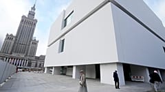 Das neue Museum für Moderne Kunst in Warschau in Polen