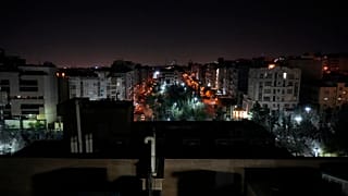 Teheran durante l'attacco di Israele