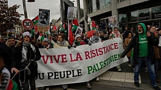 مسيرة مؤيدة للفلسطينيين في باريس، السبت 6 يناير، 2024.