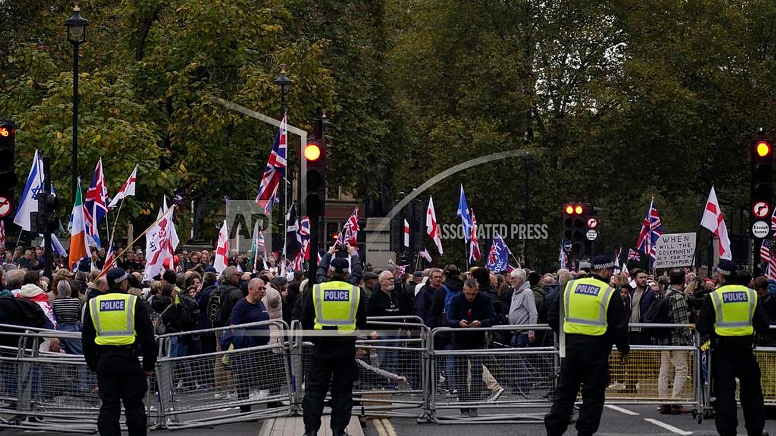 Tüntetések London utcáin