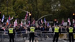 Rechtsextreme demonstrieren am 26. Oktober 2024 in London.