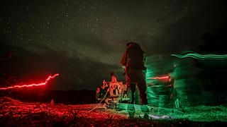 Украинские военные на линии фронта в Херсонской области