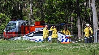 Οι διασώστες στο σημείο του δυστυχήματος
