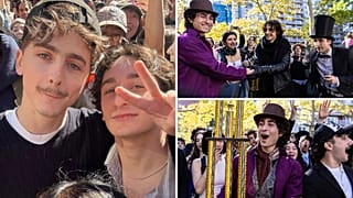 Real Timothée Chalamet steals the show at his look-alike contest in NYC
