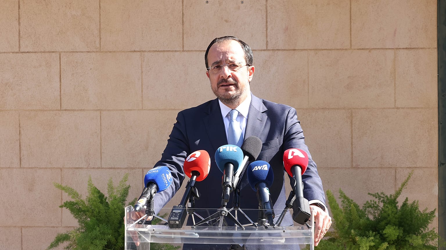 Ο πρόεδρος της Κυπριακής Δημοκρατίας Νίκος Χριστοδουλίδης