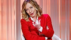 Giorgia Meloni egy tv-műsorban  - Róma, 2024. október 30.